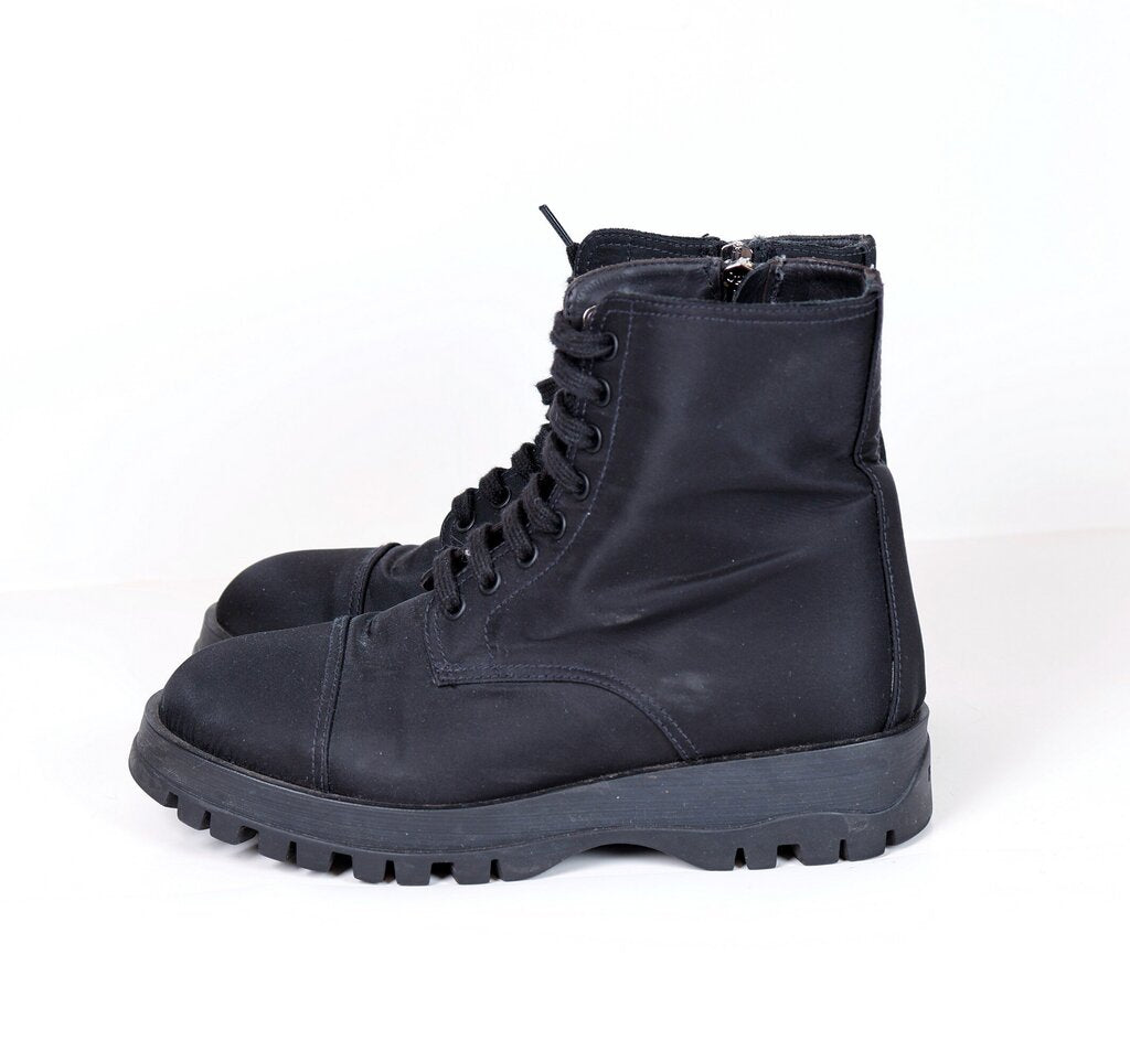Black Nylon Combat Boot (5)