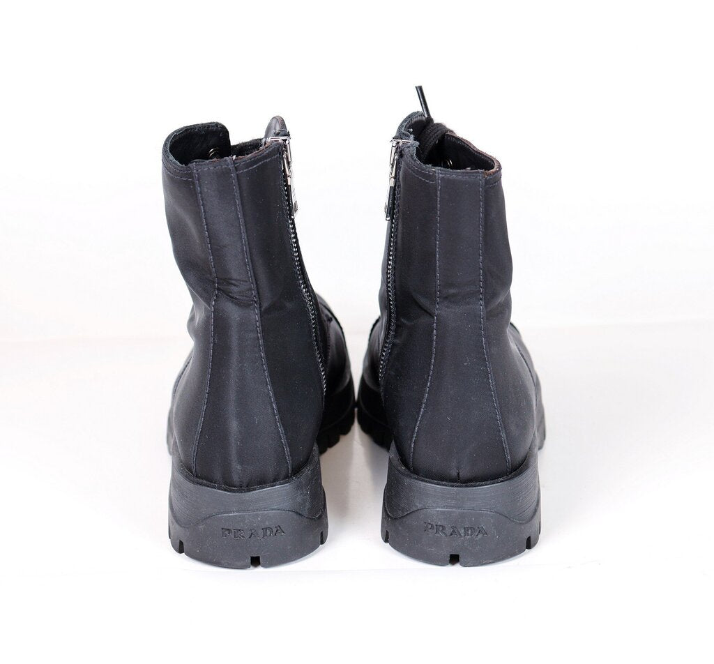 Black Nylon Combat Boot (5)