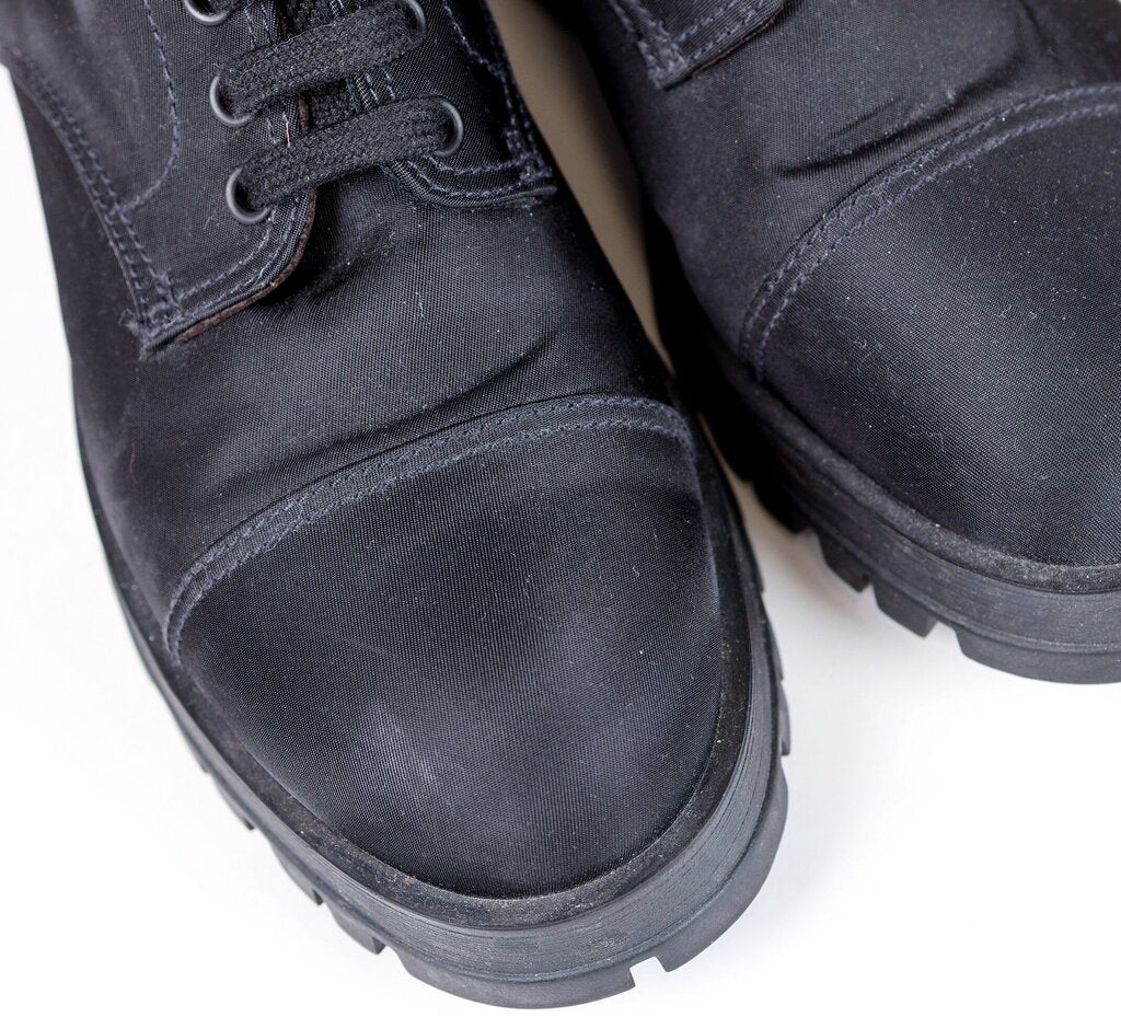 Black Nylon Combat Boot (5)