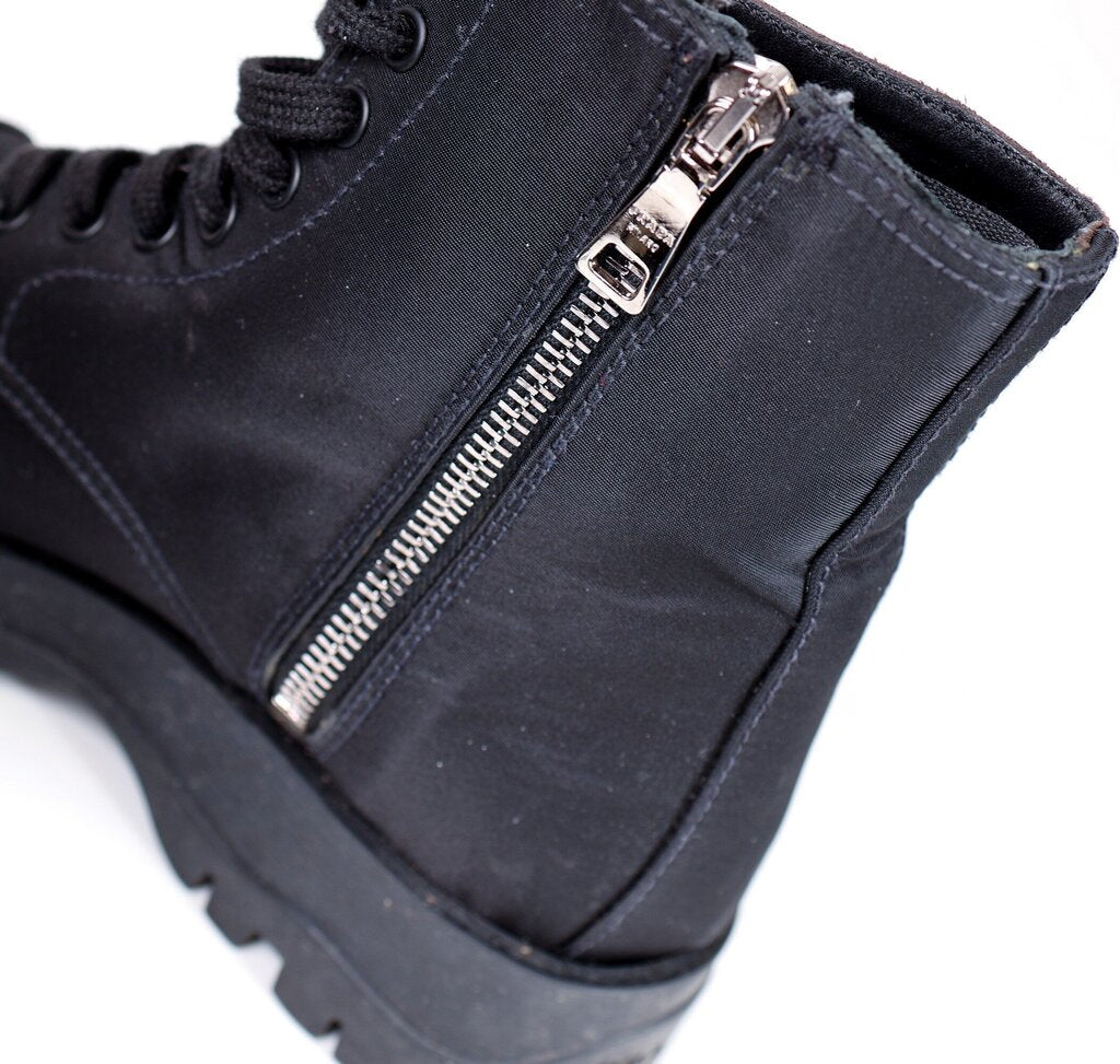 Black Nylon Combat Boot (5)