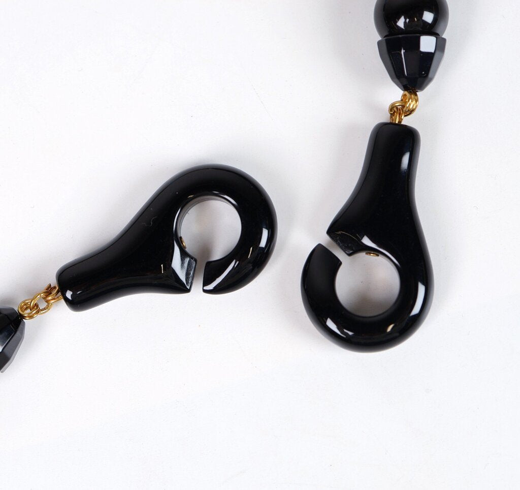 'Laurel' Resin Necklace in Sky