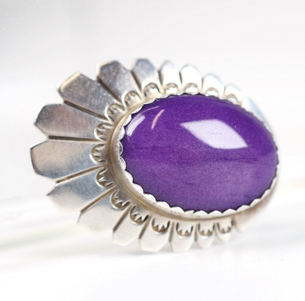 Sterling and Sugilite Earrings