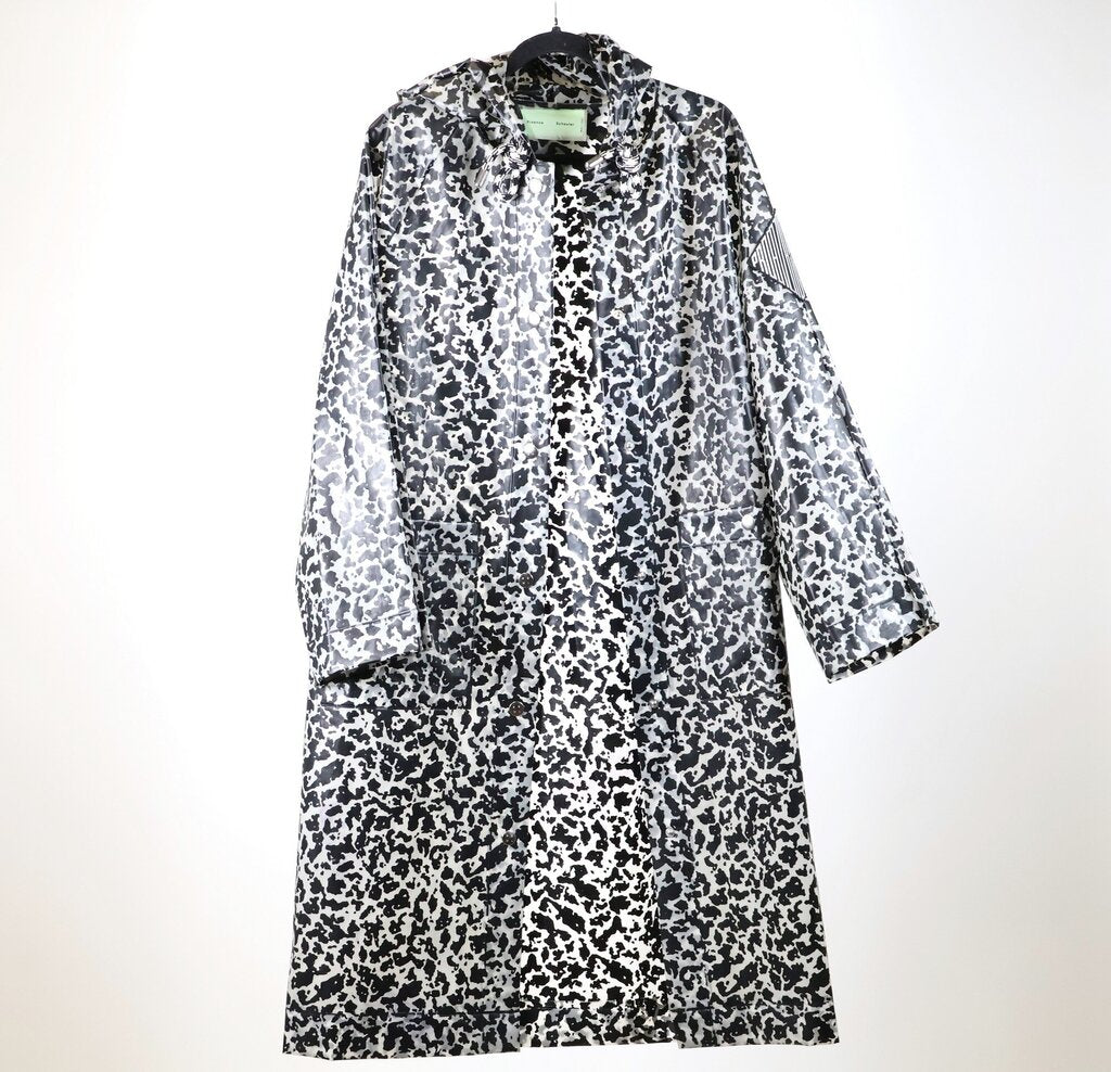 Transparent Animal Print Rain Coat (M/L)
