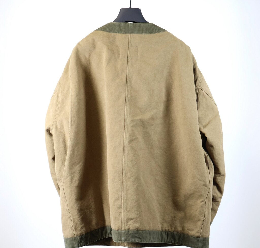 Men's Olive Green Canvas Jacket (L)