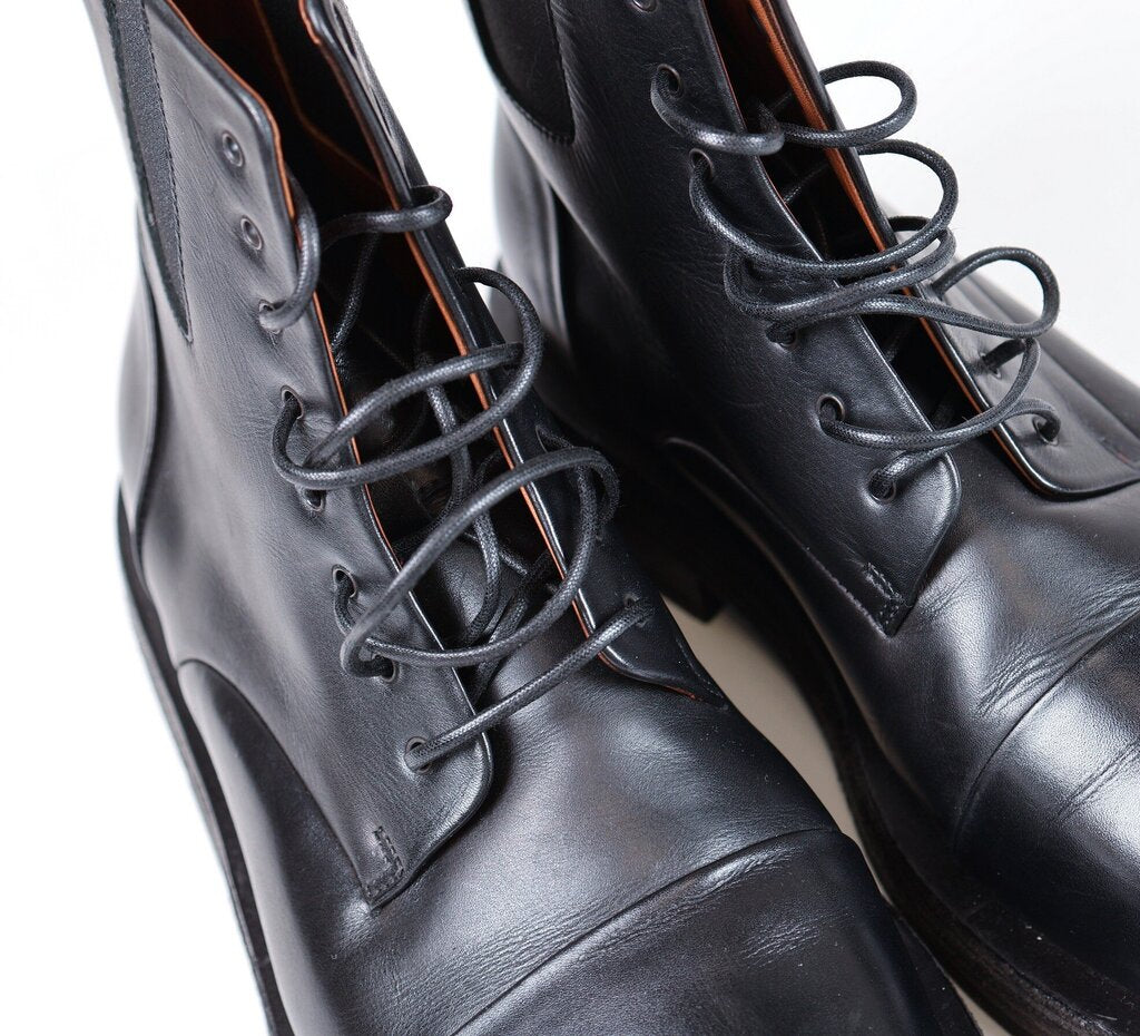 Men's Black Leather Boots (M11)