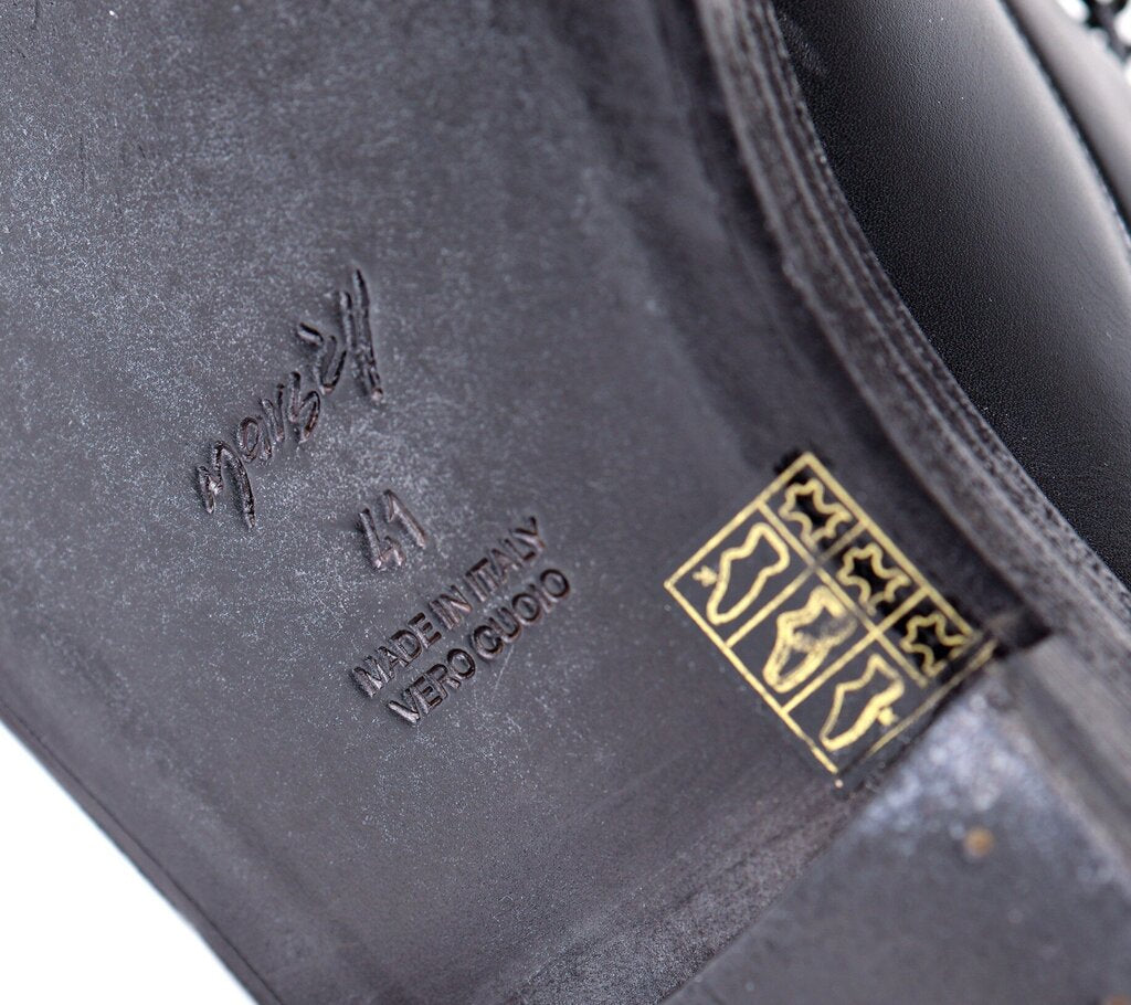 Men's Black Leather Boots (M11)