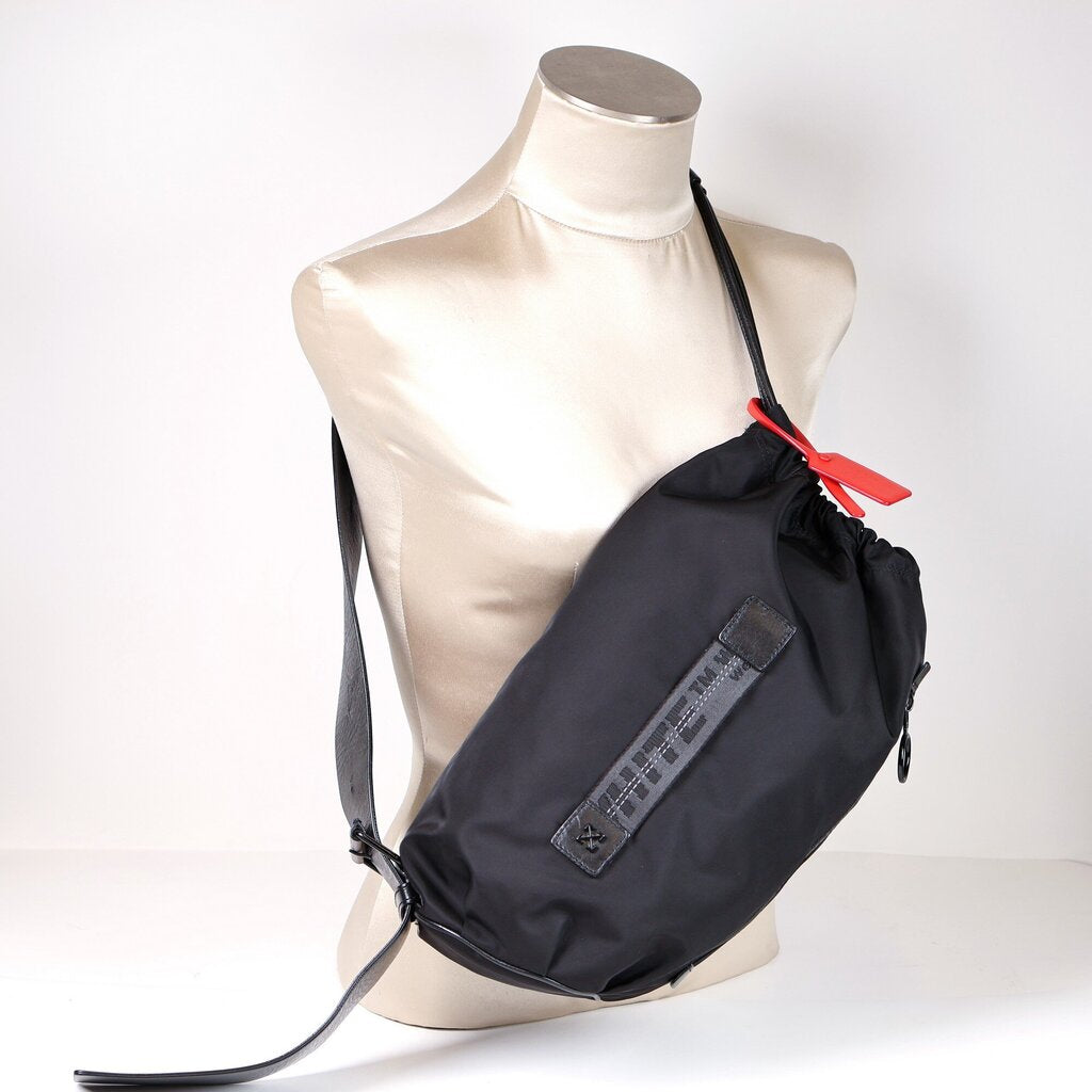 Black "Nylon Convertible Bum Bag"