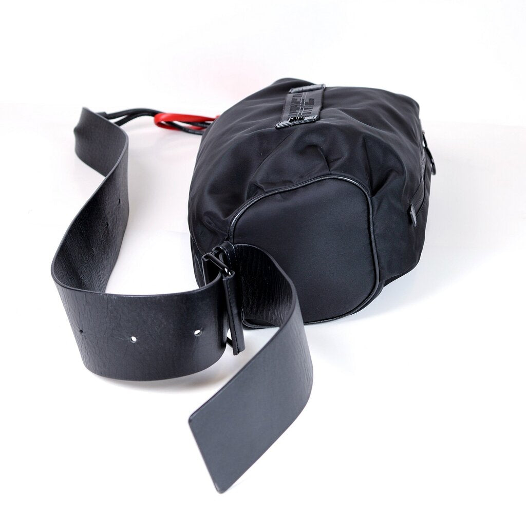 Black "Nylon Convertible Bum Bag"