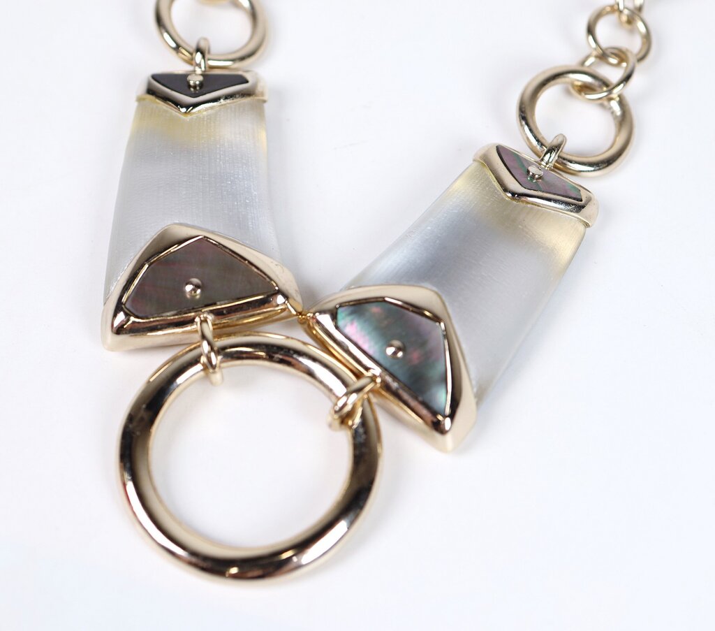 Lucite Necklace 'Horse Bit' Necklace