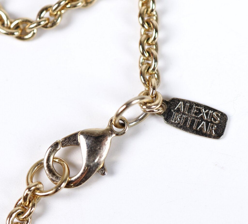 Lucite Necklace 'Horse Bit' Necklace