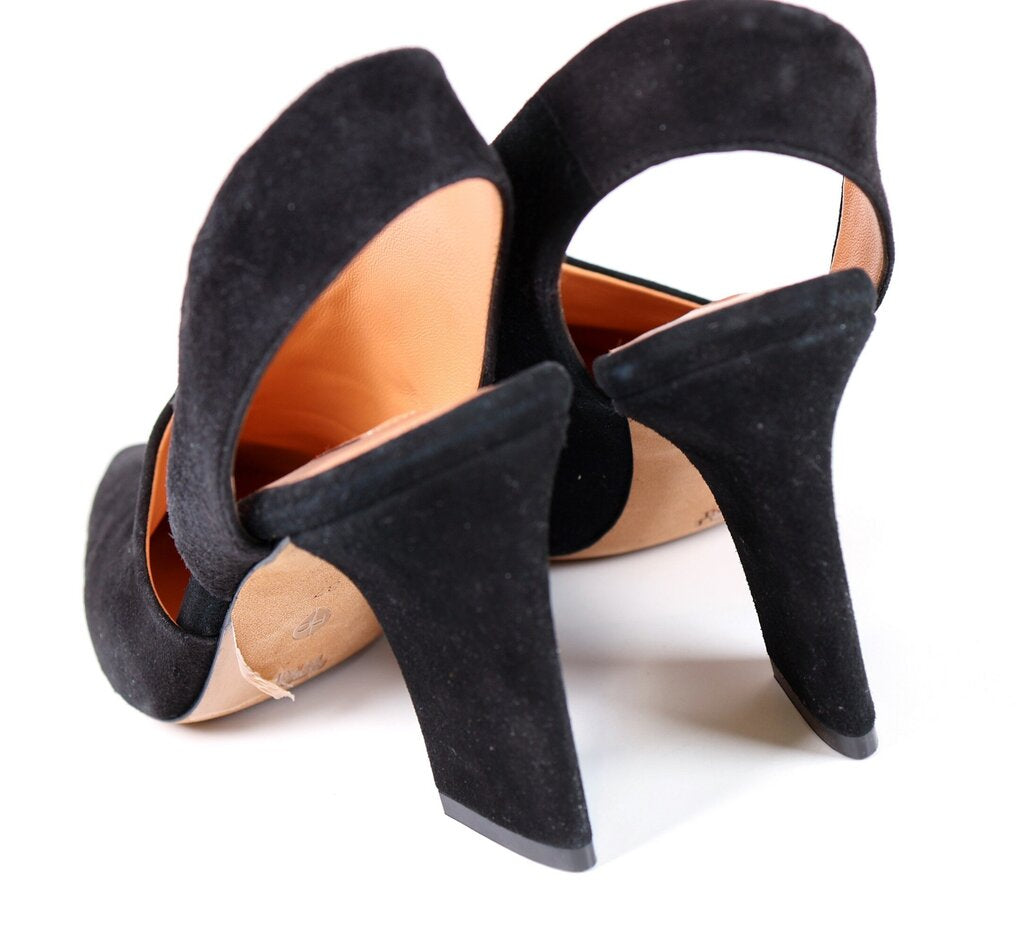 Black Suede "Ballare" Pump (7)