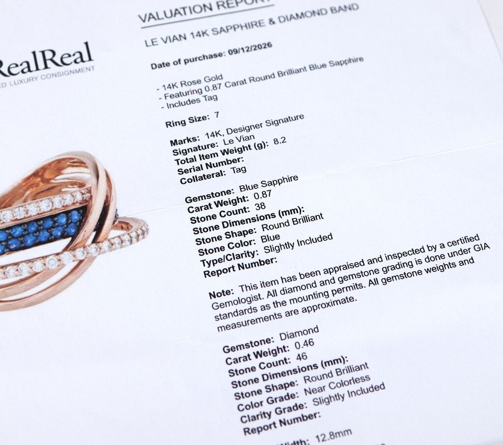 14K Rose Gold Sapphire and Diamond Ring (7)