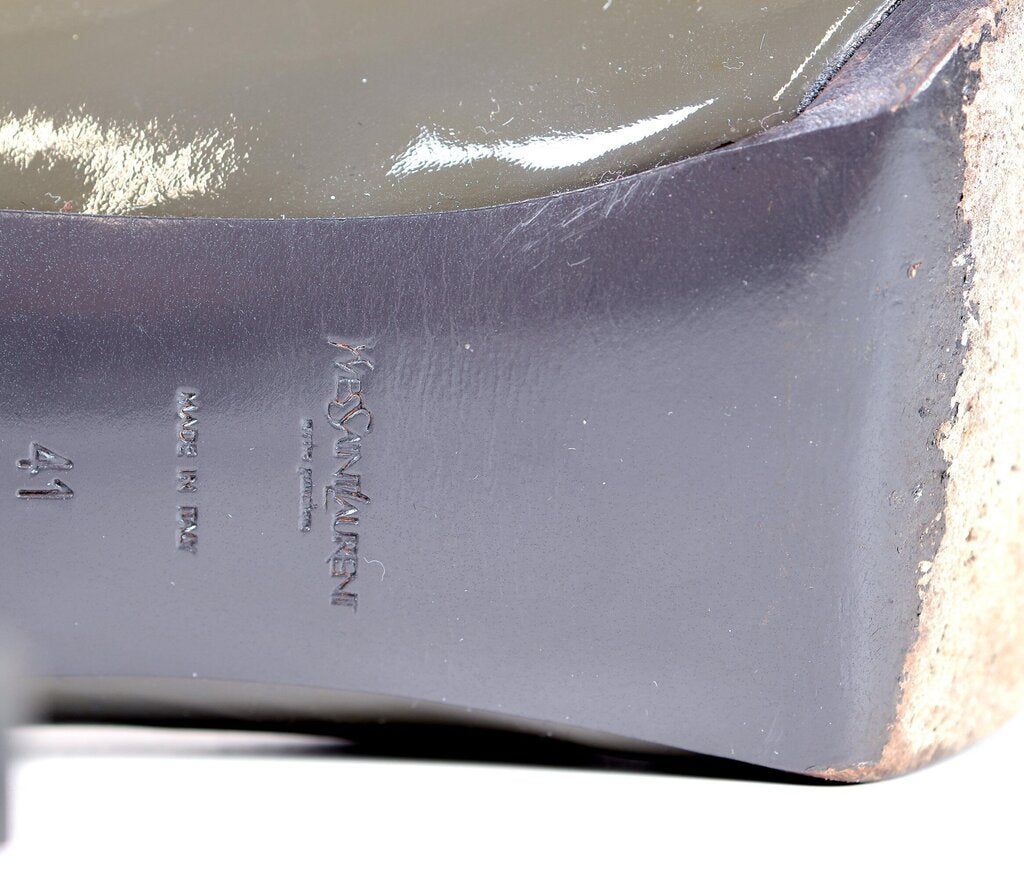 Olive Green Patent Leather Pumps (11)