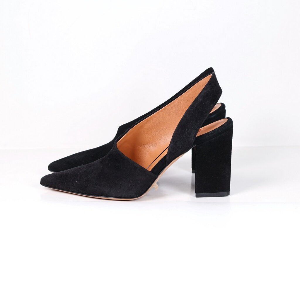 Black Suede "Ballare" Pump (7)