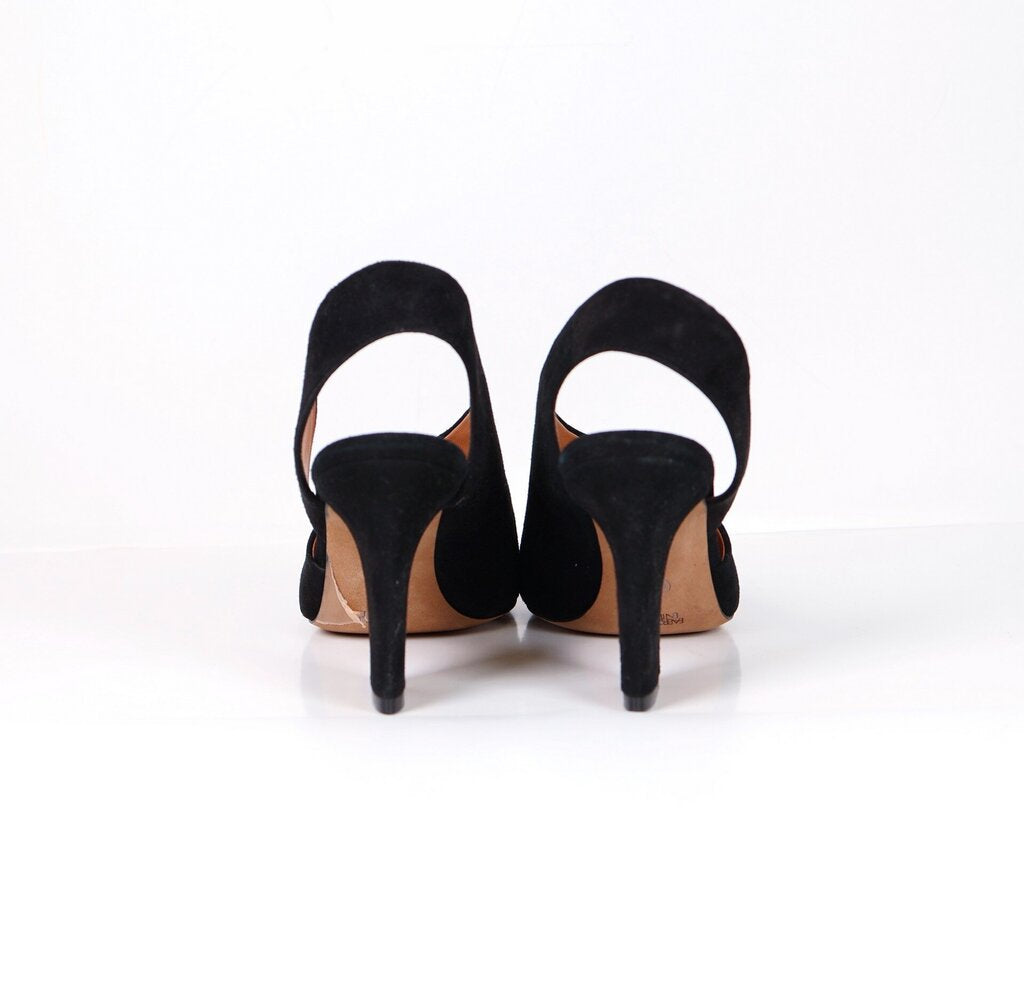 Black Suede "Ballare" Pump (7)