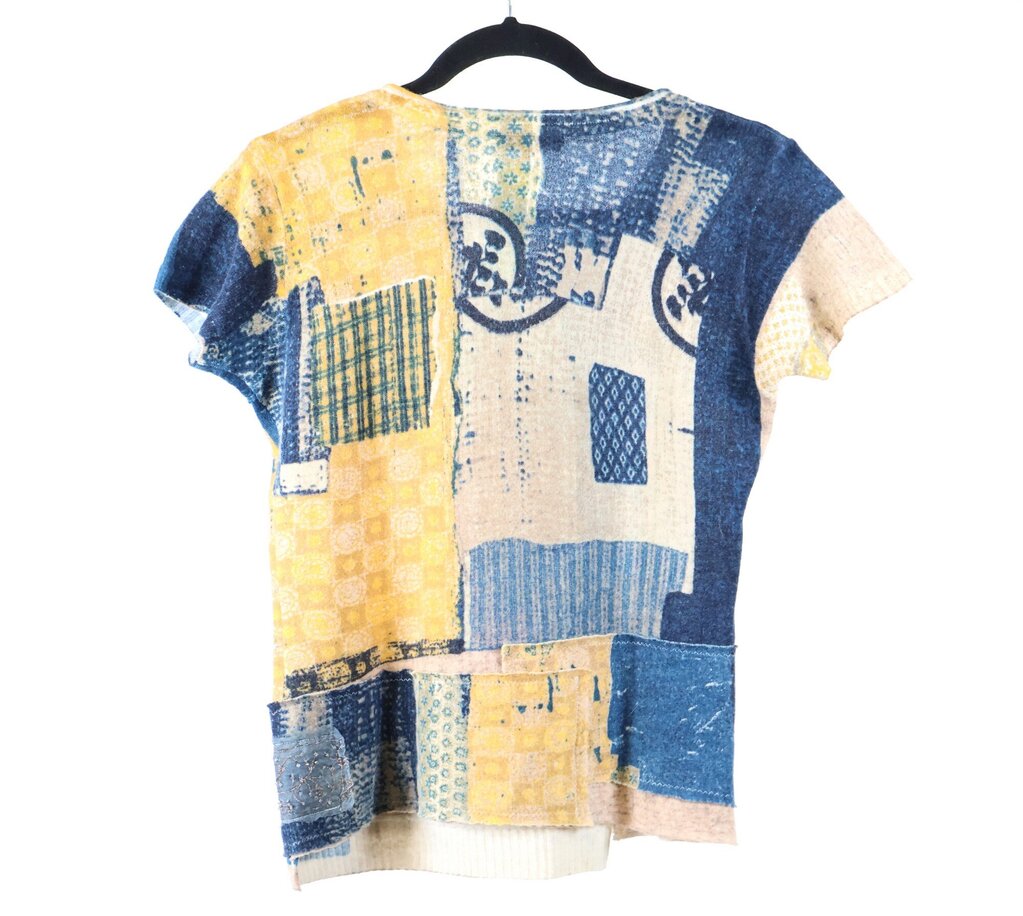 Patchwork Knit Top (M)
