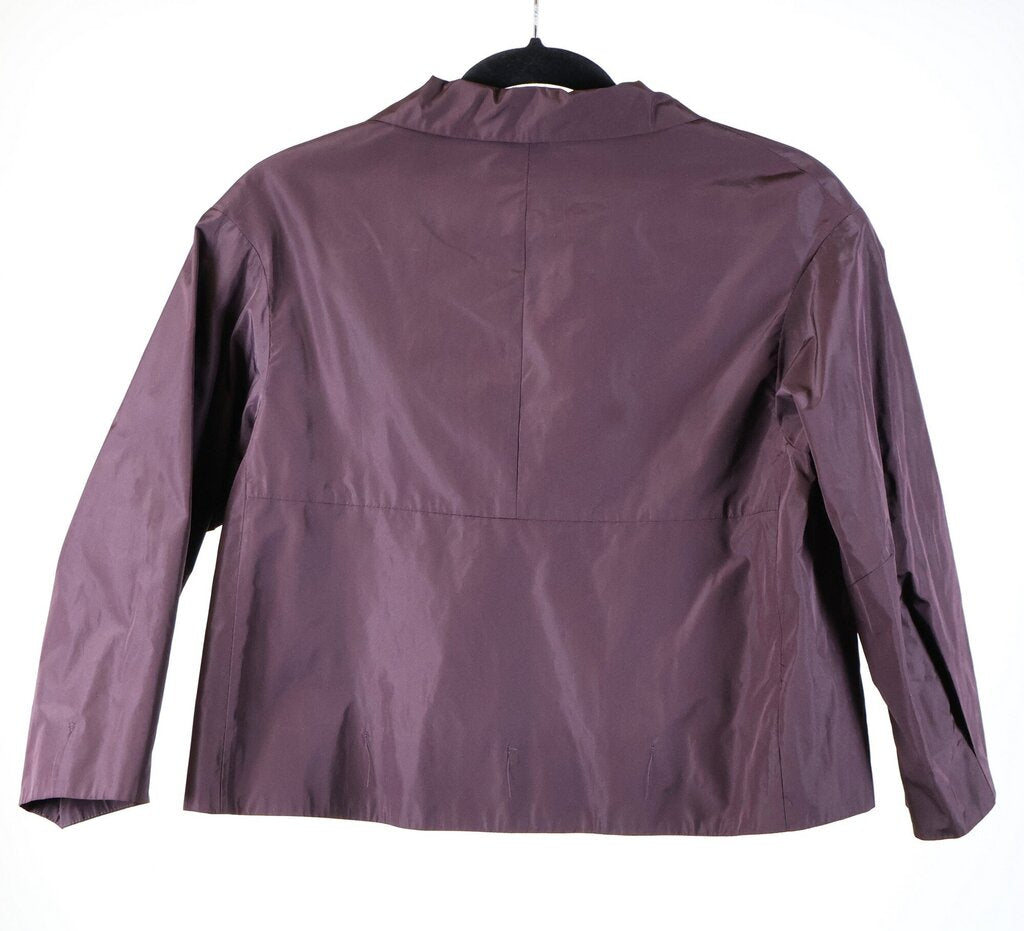 Eggplant Cropped Blazer (M)