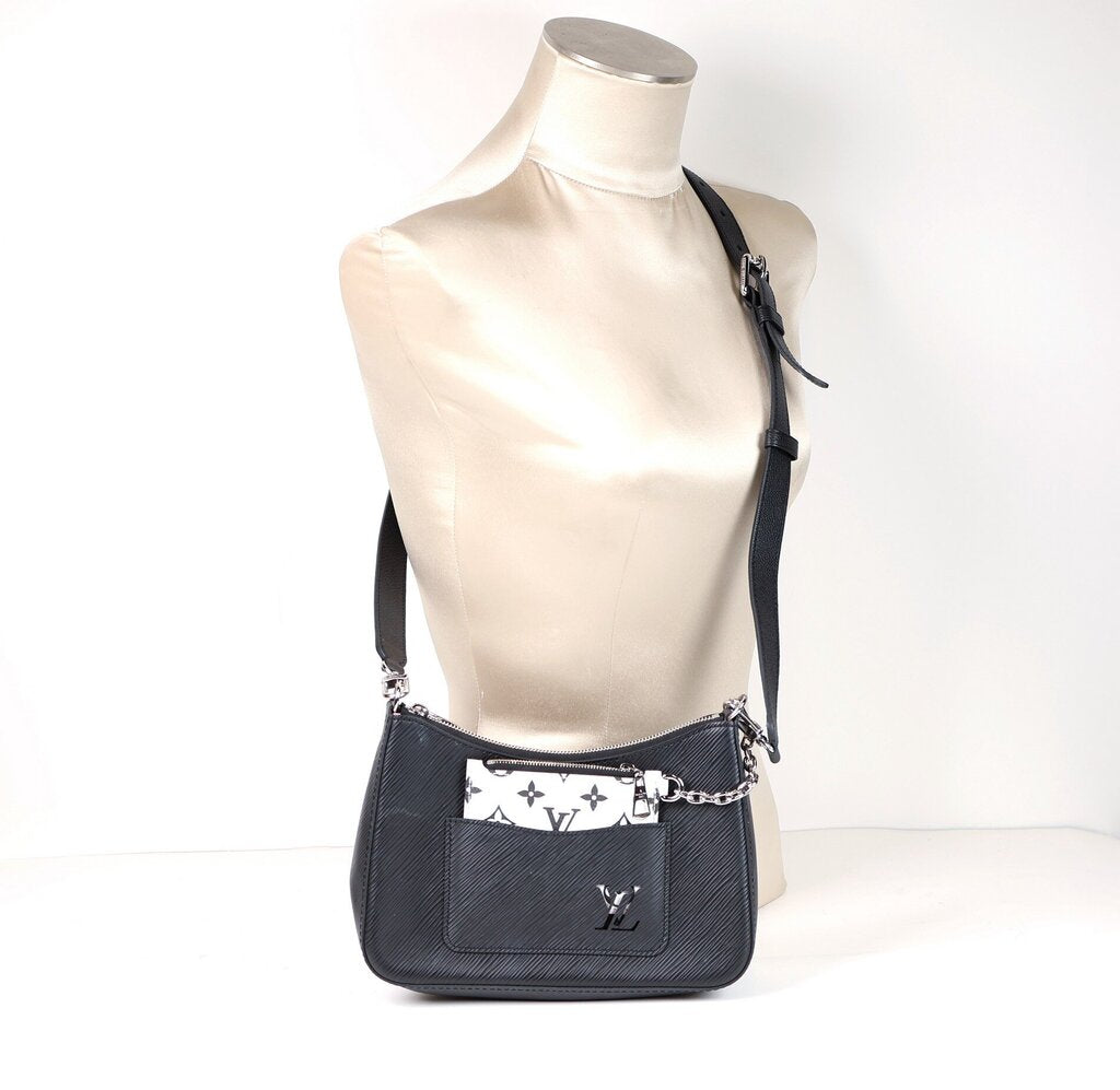 Black "Pochette Marelle" Shoulder Bag