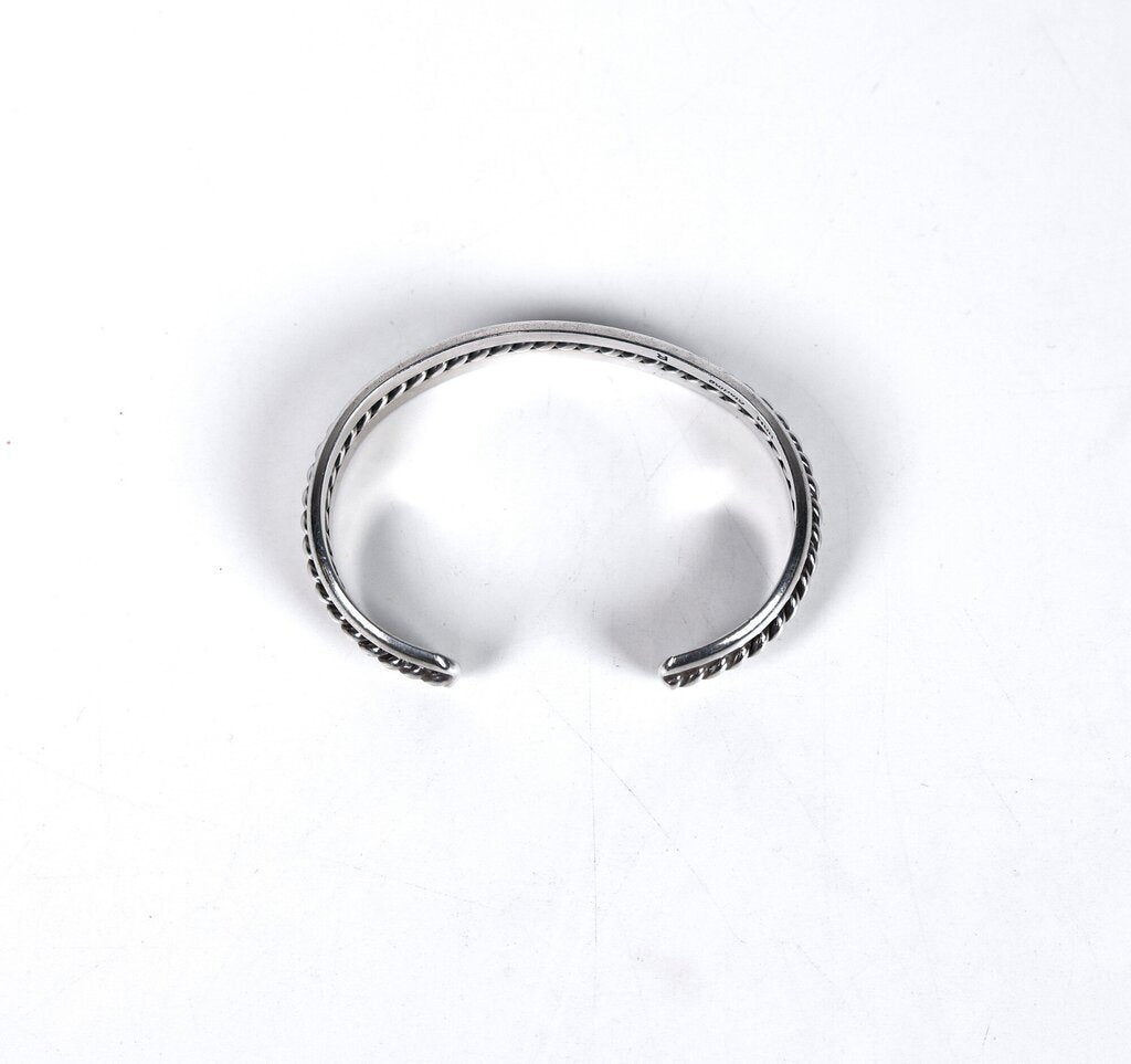 Vintage Sterling 'Navajo Rope' Cuff