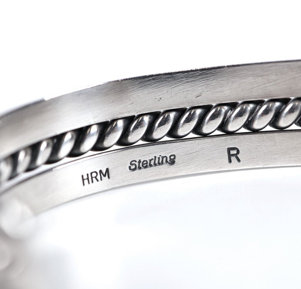 Vintage Sterling 'Navajo Rope' Cuff