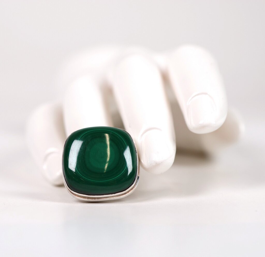 Sterling and Malachite Ring (6)