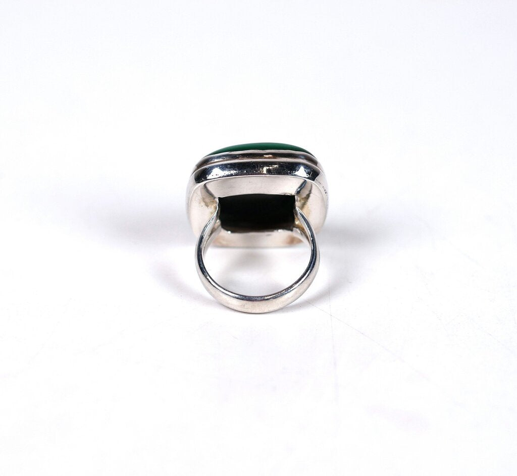 Sterling and Malachite Ring (6)