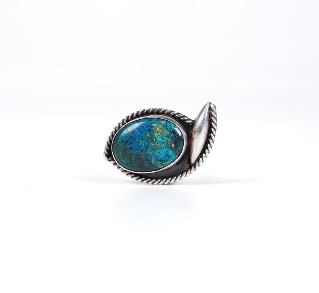 Sterling Silver and Turquoise Plata Ring (9)