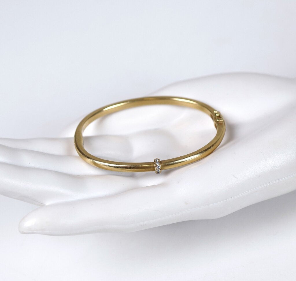 18K Gold and Diamond Bracelet