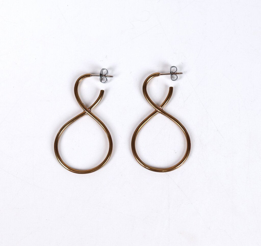 'Infinity Hoop' Earrings