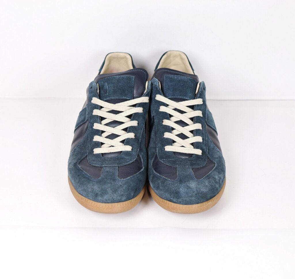 Men's Blue Leather/Suede Sneakers (M 43/10)