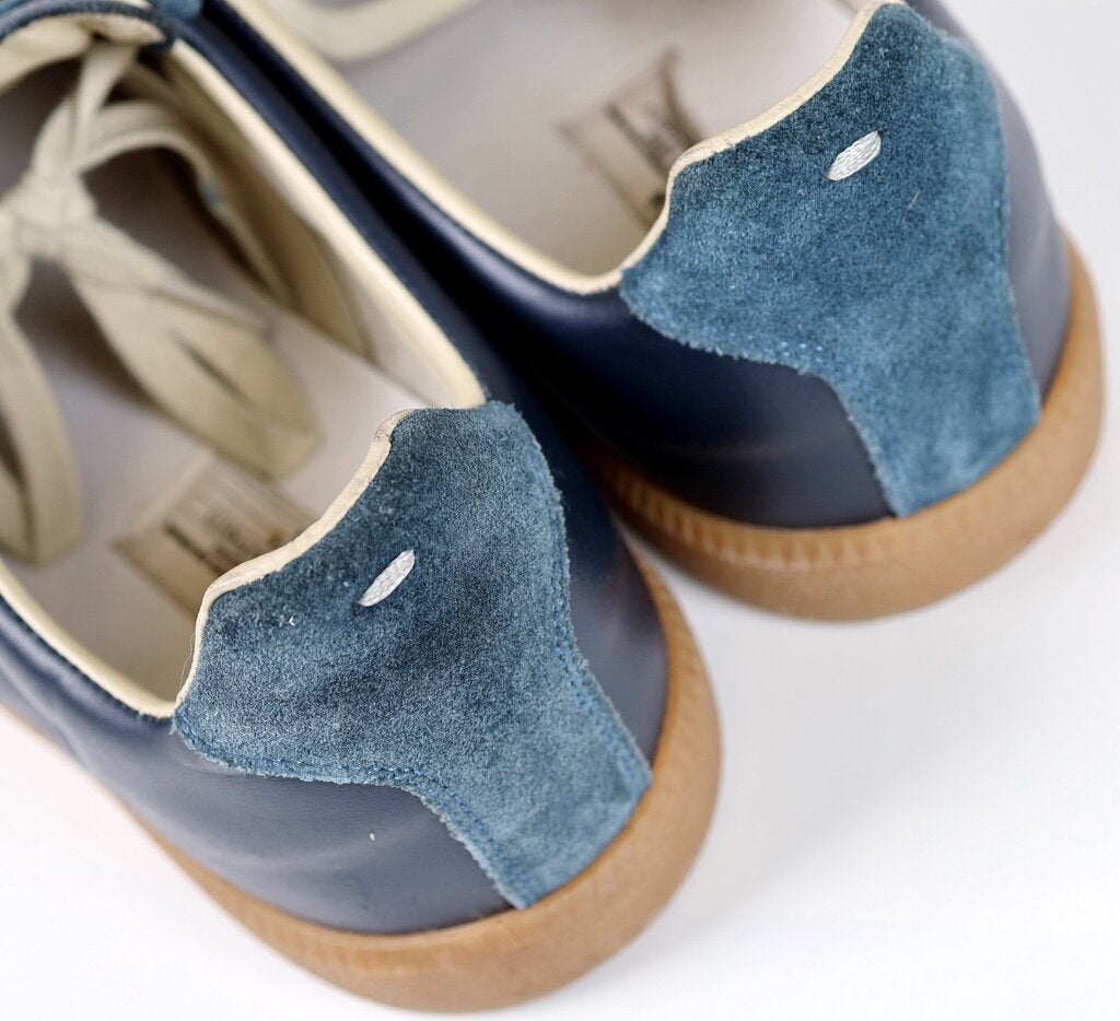 Men's Blue Leather/Suede Sneakers (M 43/10)