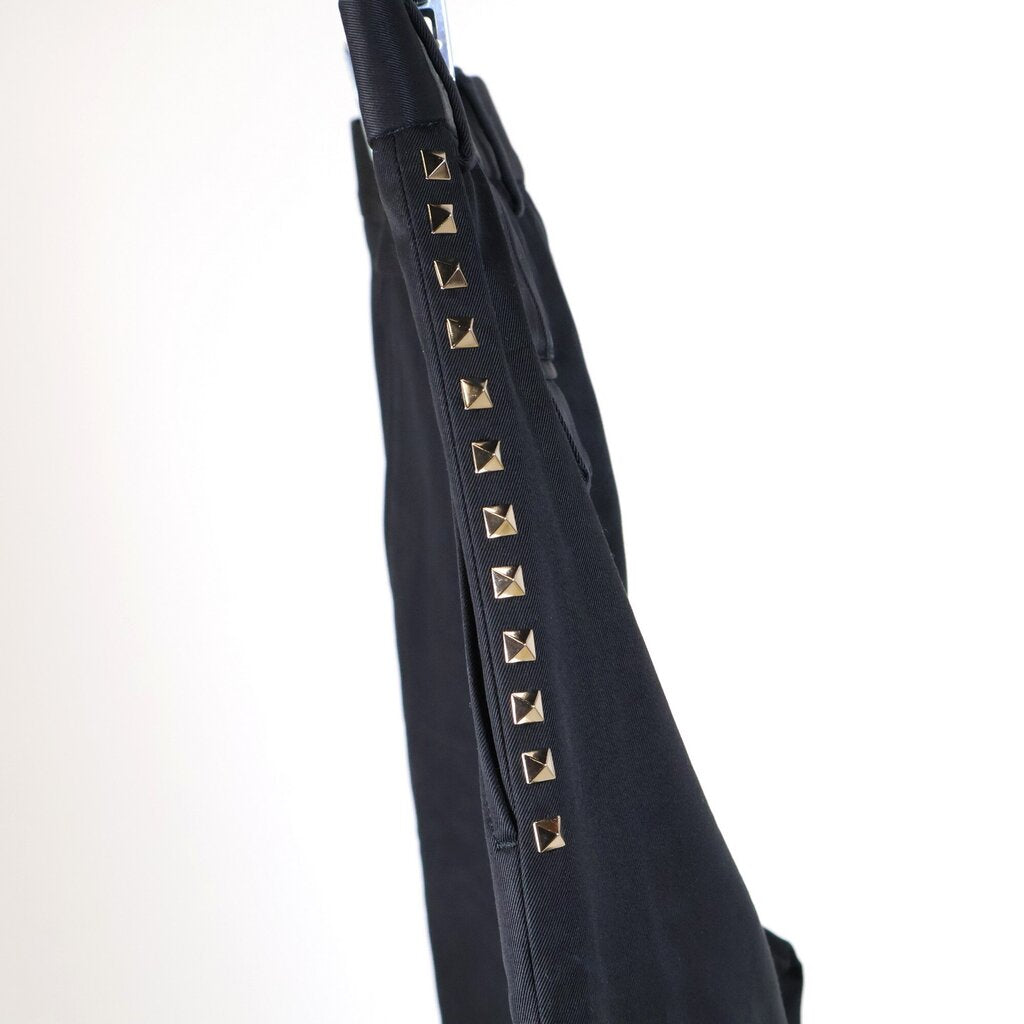Men's Black Studded Trousers (L)