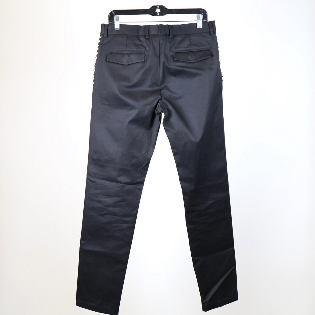 Men's Black Studded Trousers (L)