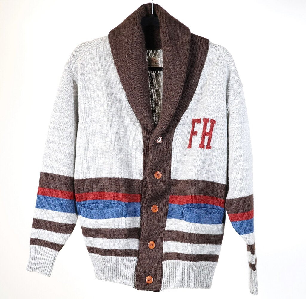 Men's Letterman Style Sweater