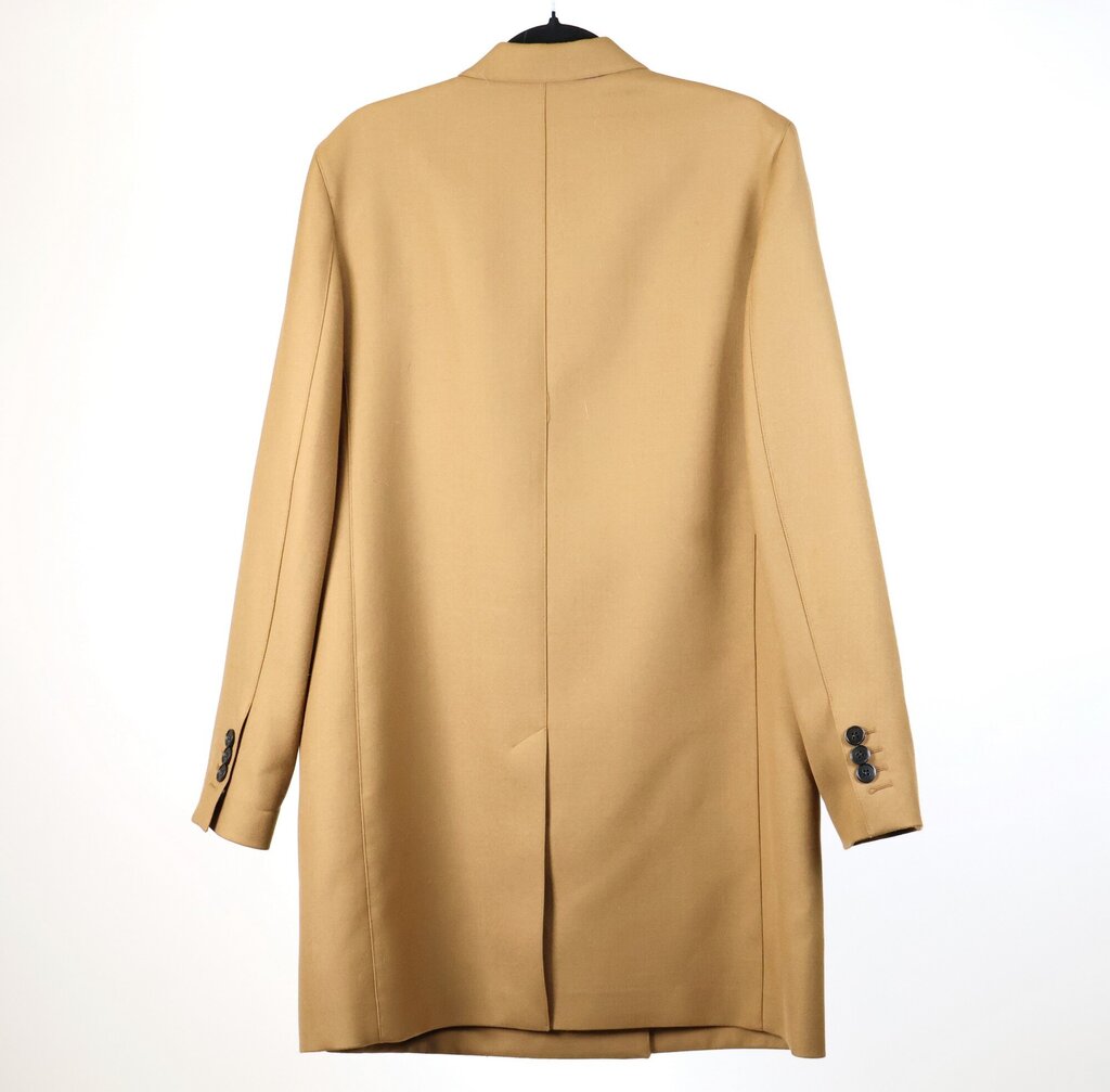Double Breasted Tan Wool Coat (M/10)