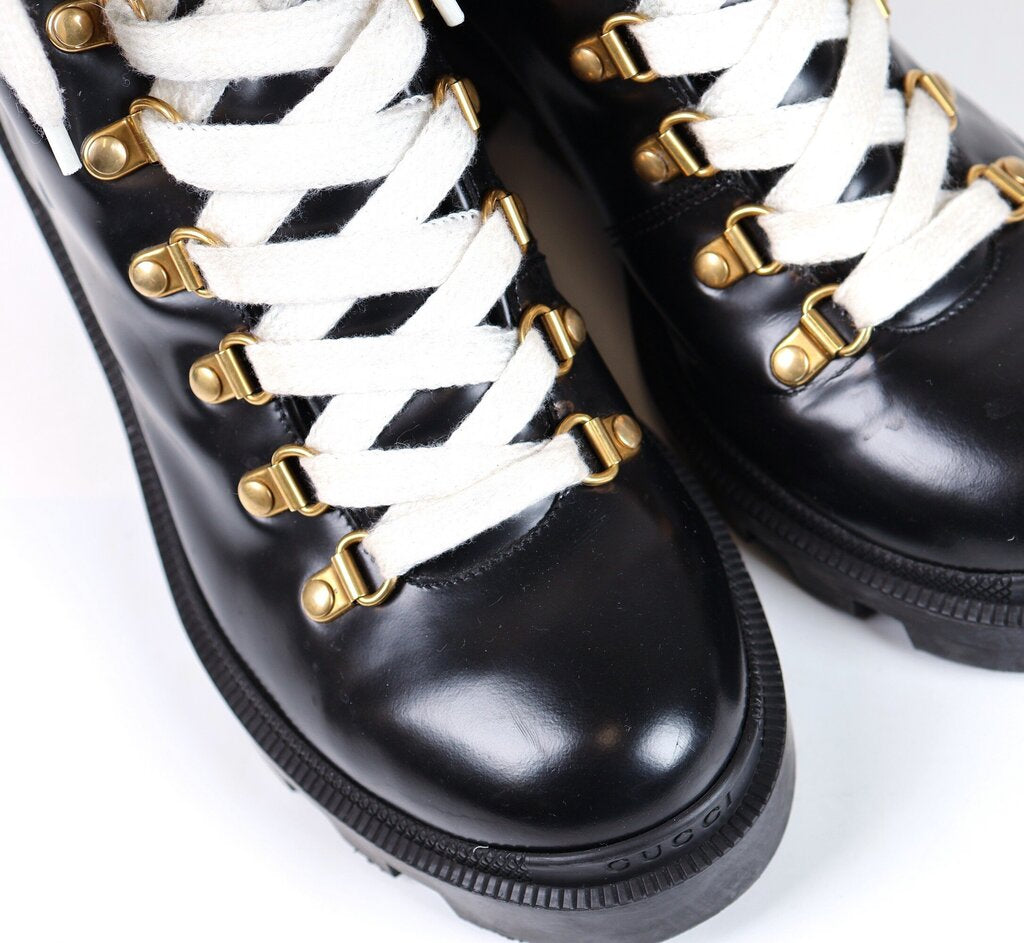 'Sylvie Web' Combat Boots (38.5/8.5)