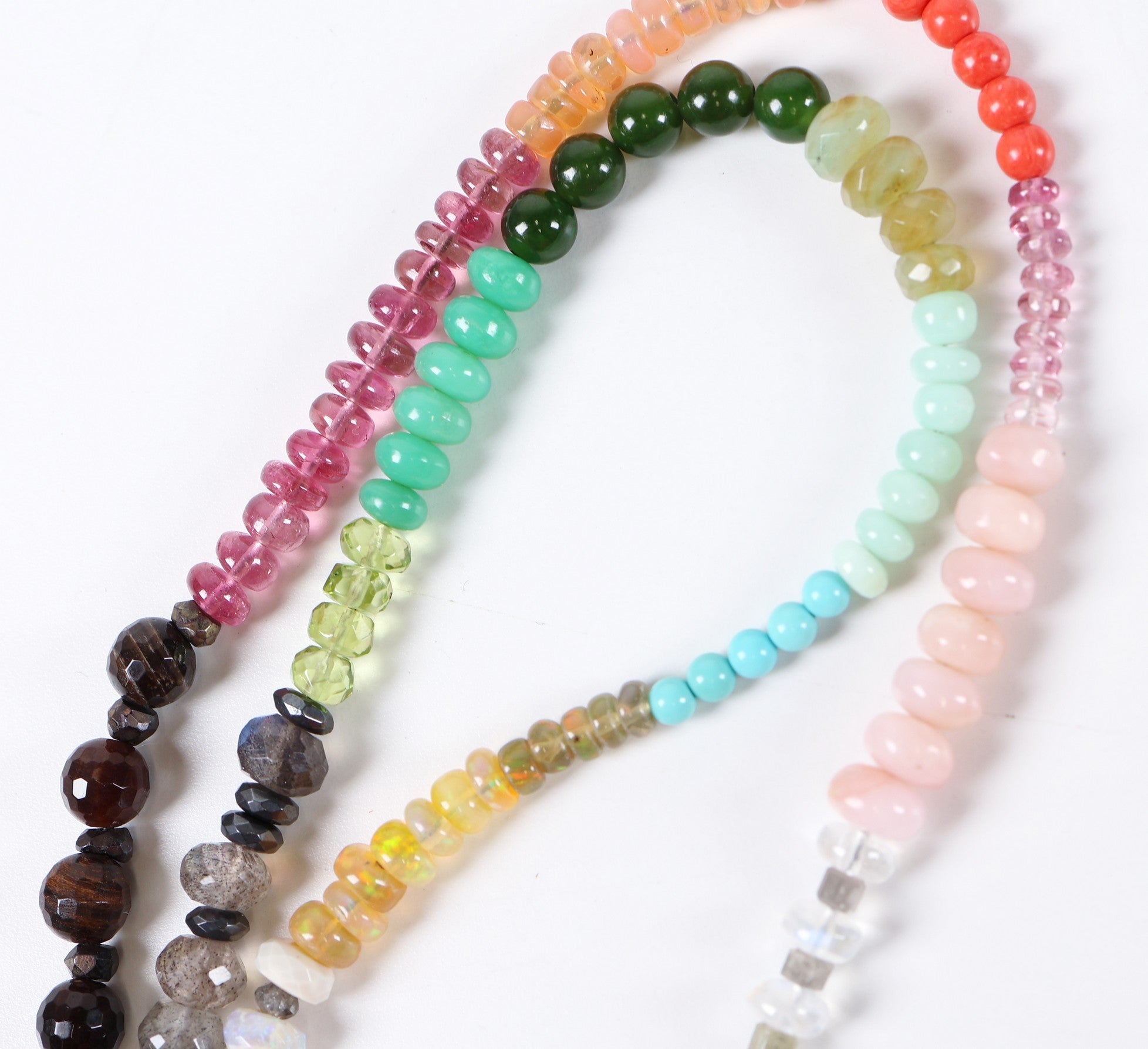 Mixed Semi Precious Bead Necklace